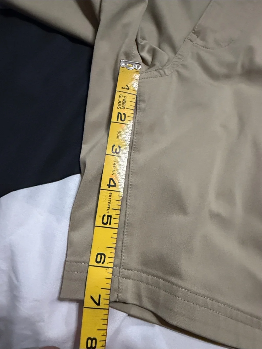 RHONE Men's Flat-Front Khaki Shorts - Neutral Tan 30
